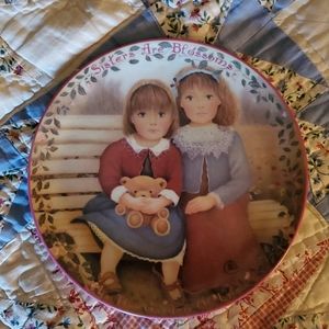 Sisters Are Blossoms Wall Plate